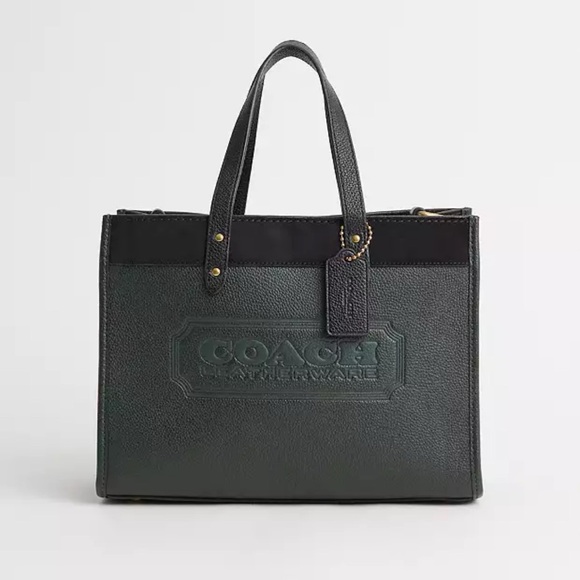 Coach Field Tote 30 In Colorblock With Coach Badge - Picture 1 of 10